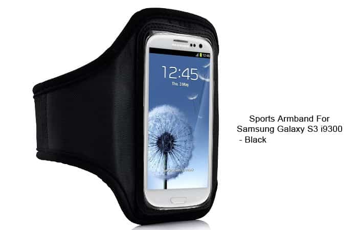 Samsung Galaxy S3 - Sports Armbånd - Sort