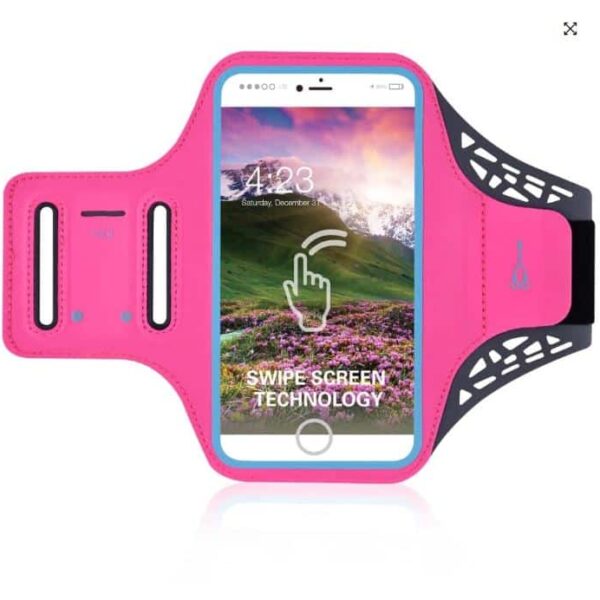 Mobilholder Løb - Neon Pink 5,7"
