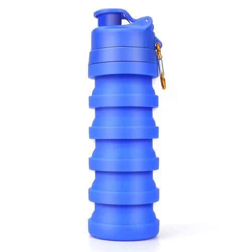 500 Ml Sammenfoldelig Vandflaske - Havblå