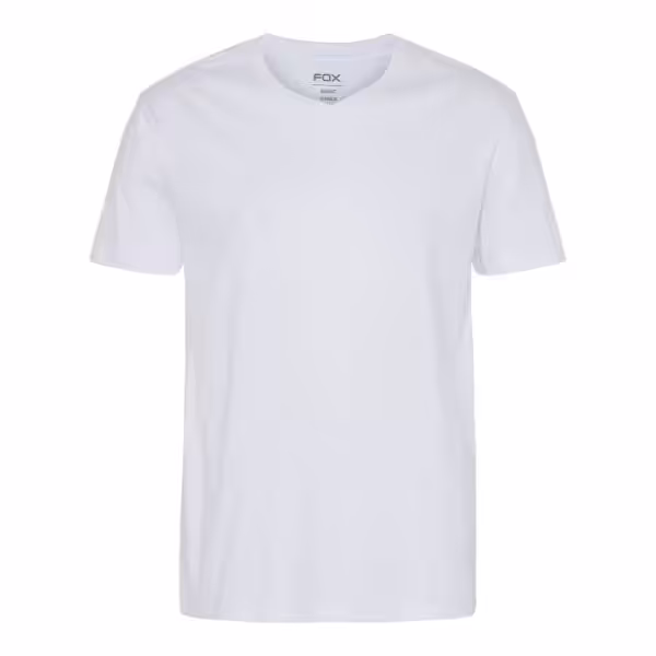 Basic T-shirt V-neck Hvid