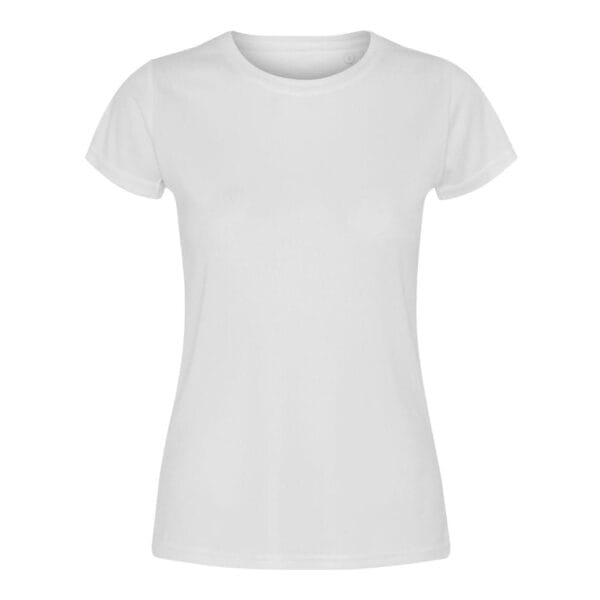 Fitness T-shirt Dame Hvid