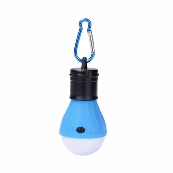 Led Teltlampe Med Klipskrog - Blå