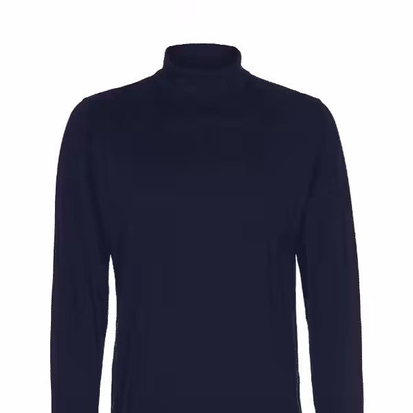 Turtleneck Navy Blå