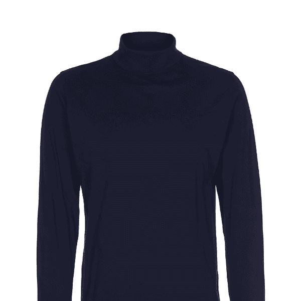 Turtleneck Navy Blå
