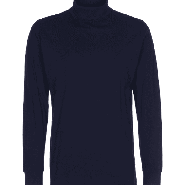 Turtleneck Navy Blå